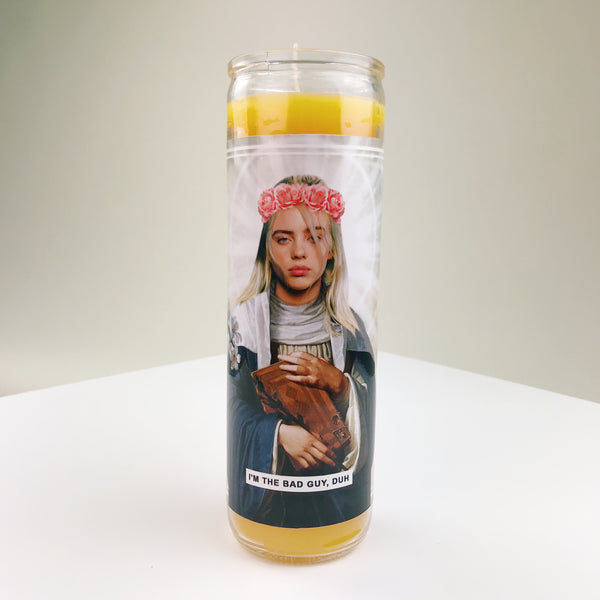 Saint Billie Eilish Prayer Candle