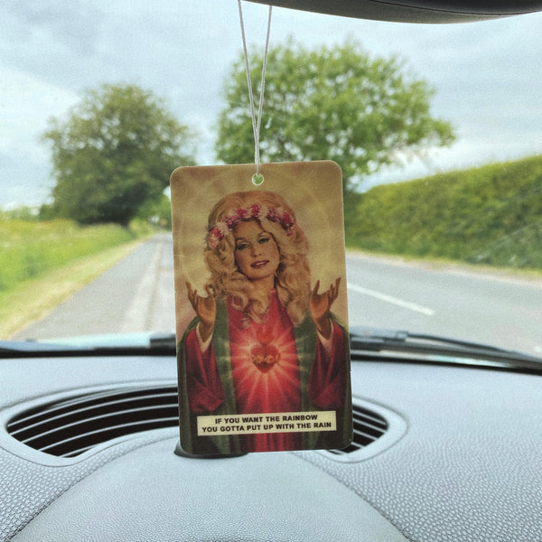 Saint Dolly Parton Heaven Scent Car Air Freshener