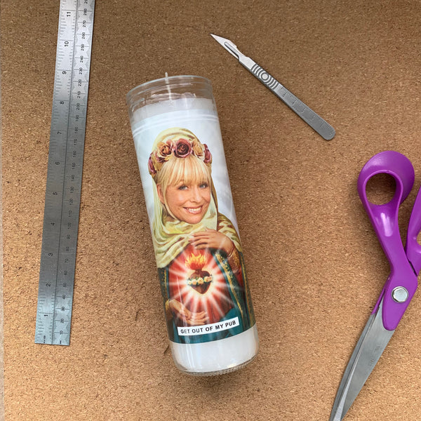 Saint Peggy Mitchell | Barbara Windsor | Eastenders Prayer Candle