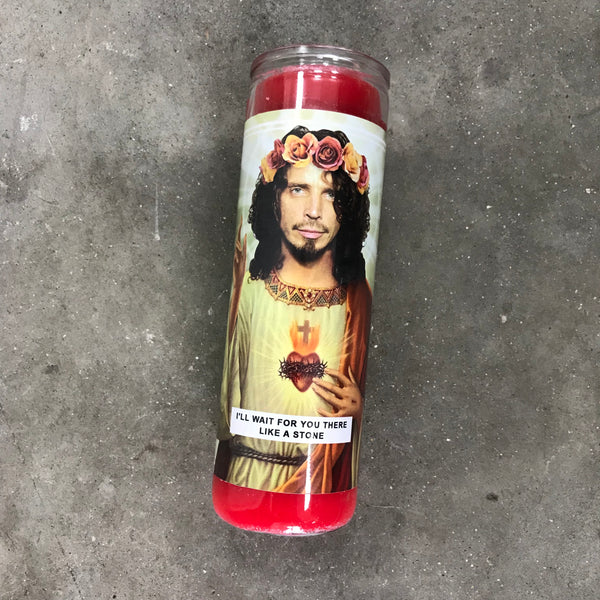 Saint Chris Cornell Prayer Candle
