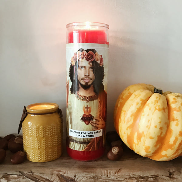 Saint Chris Cornell Prayer Candle