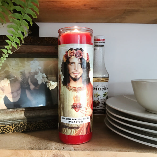 Saint Chris Cornell Prayer Candle