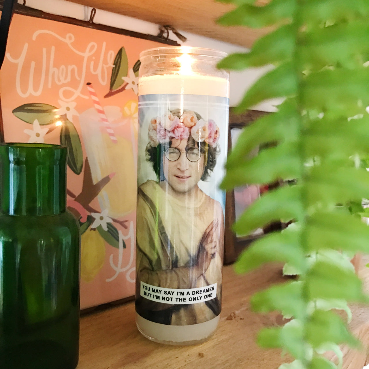 Saint John Lennon Prayer Candle