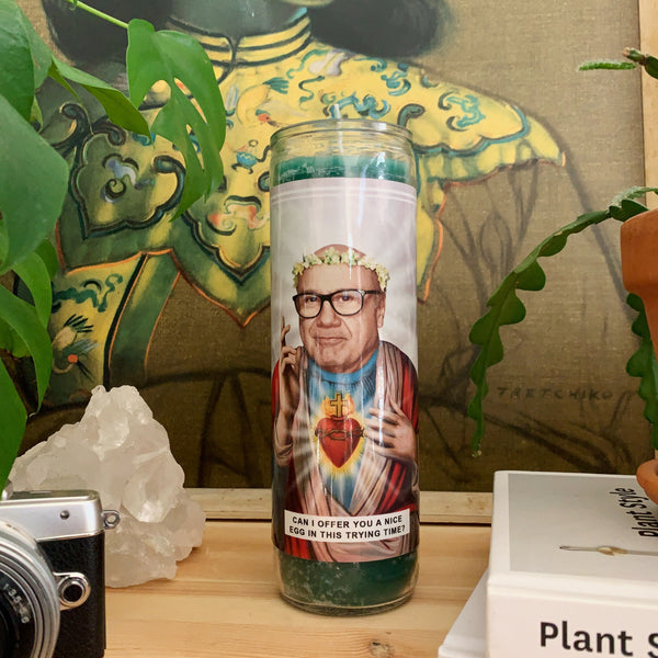 Saint Danny DeVito | Frank Reynolds | It's Always Sunny Prayer Candle