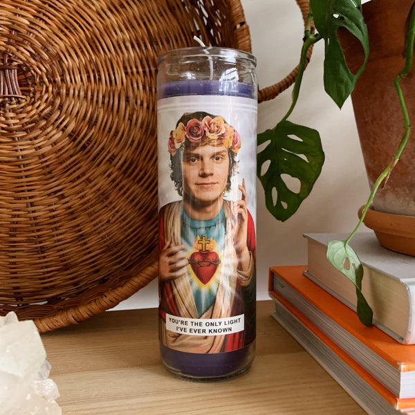 Saint Evan Peters | Tate Langdon | American Horror Story Prayer Candle