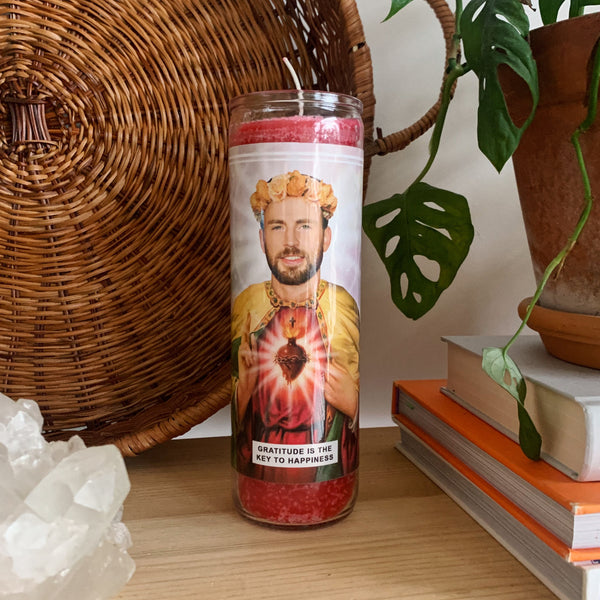 Saint Chris Evans Prayer Candle