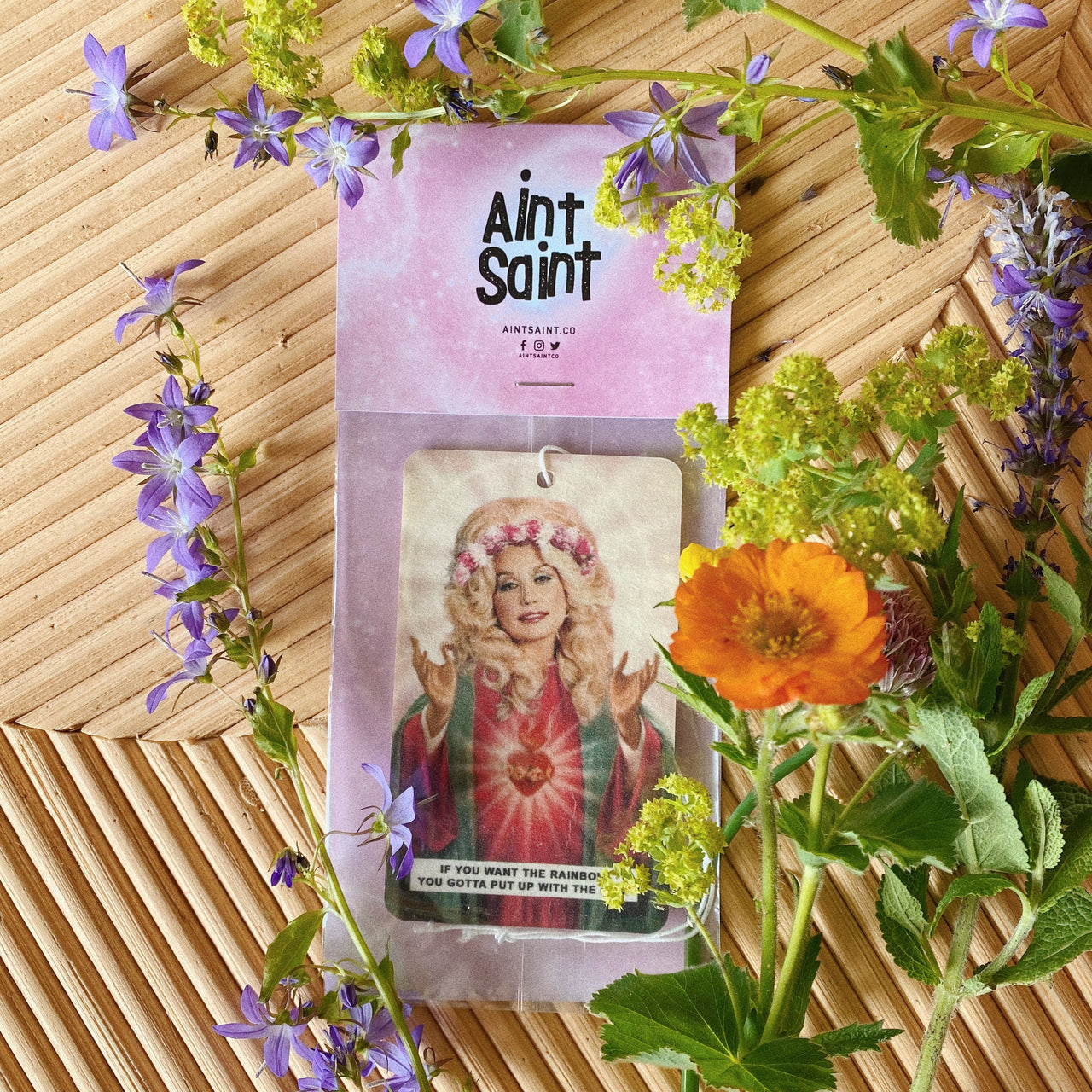Saint Dolly Parton Heaven Scent Car Air Freshener