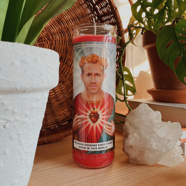 Saint Ryan Reynolds Prayer Candle