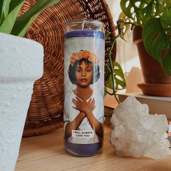Saint Whitney Houston | I Will Always Love You Prayer Candle