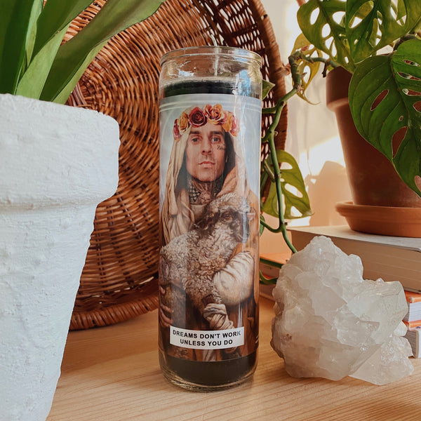 Saint Travis Barker Prayer Candle