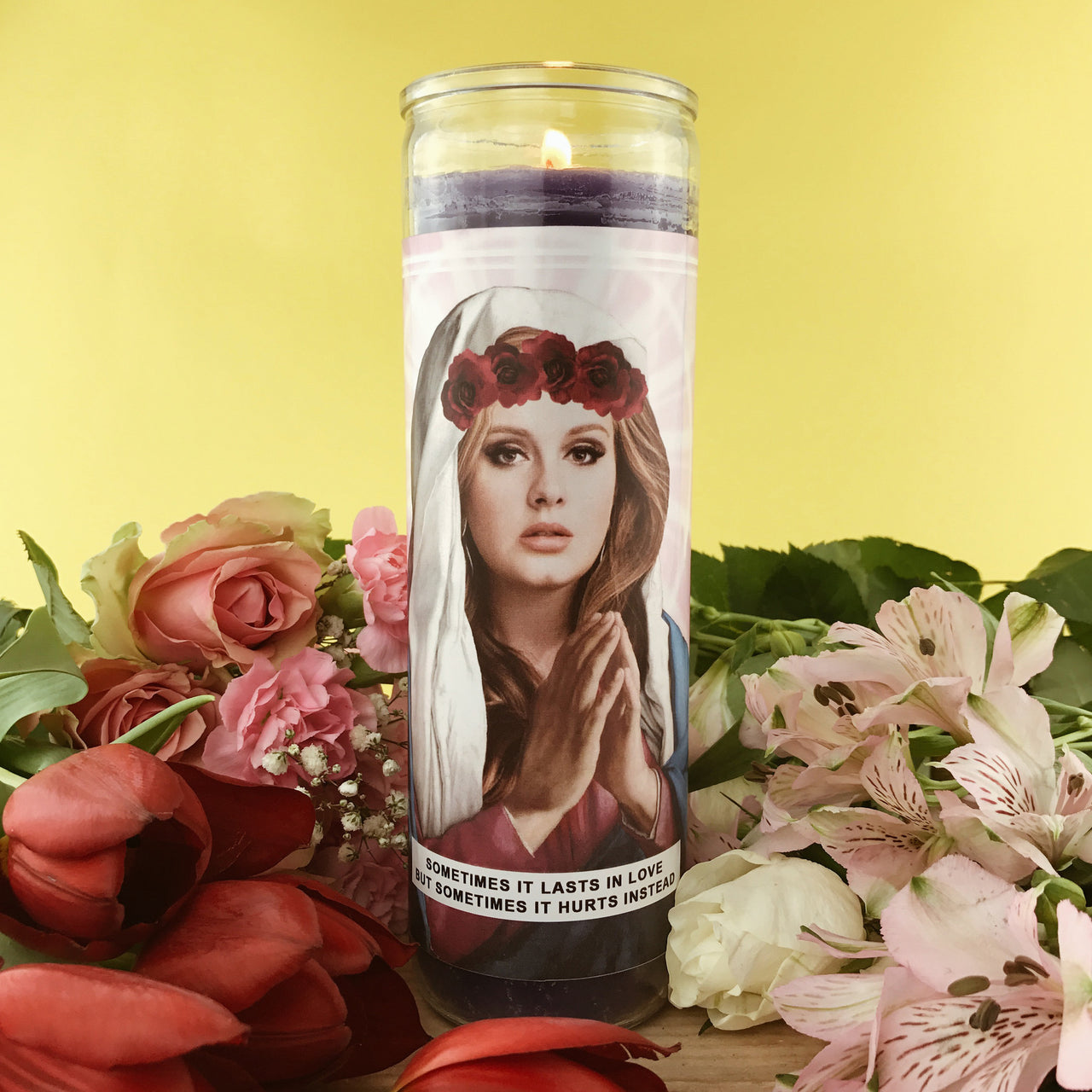 Saint Adele Prayer Candle