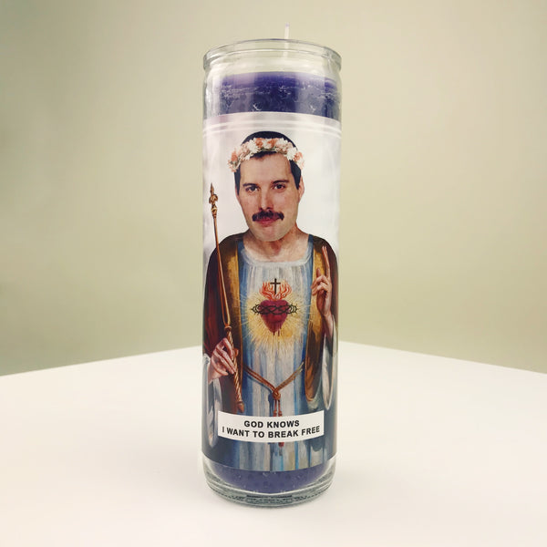 Saint Freddie Mercury Prayer Candle