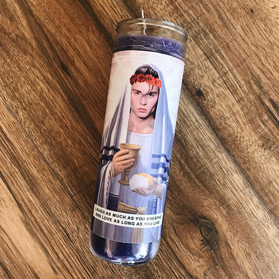 Saint Johnny Depp Classic Prayer Candle