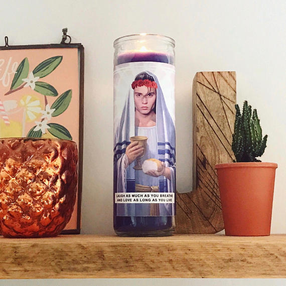 Saint Johnny Depp Classic Prayer Candle