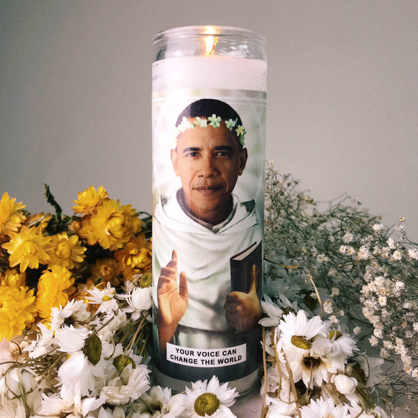 Saint Barack Obama Prayer Candle