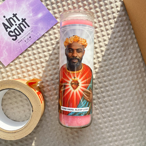 Saint Idris Elba Prayer Candle