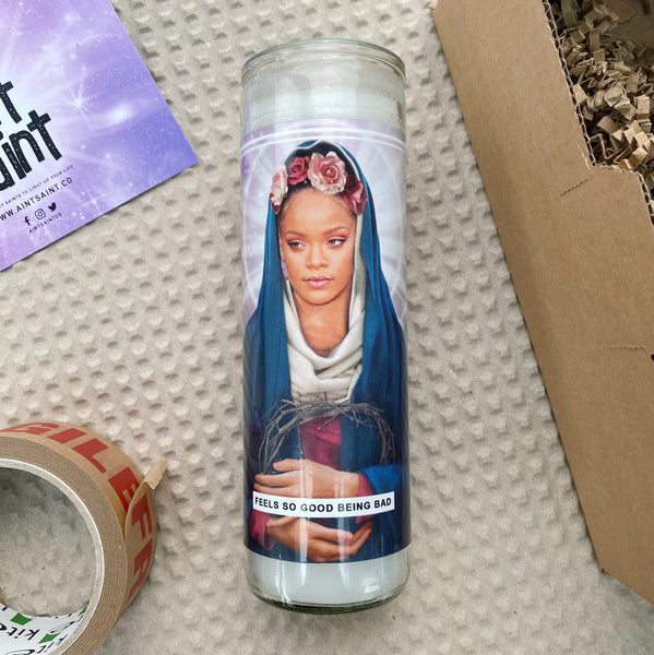 Saint Rihanna Prayer Candle