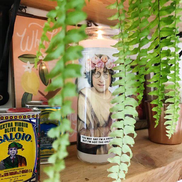 Saint John Lennon Prayer Candle