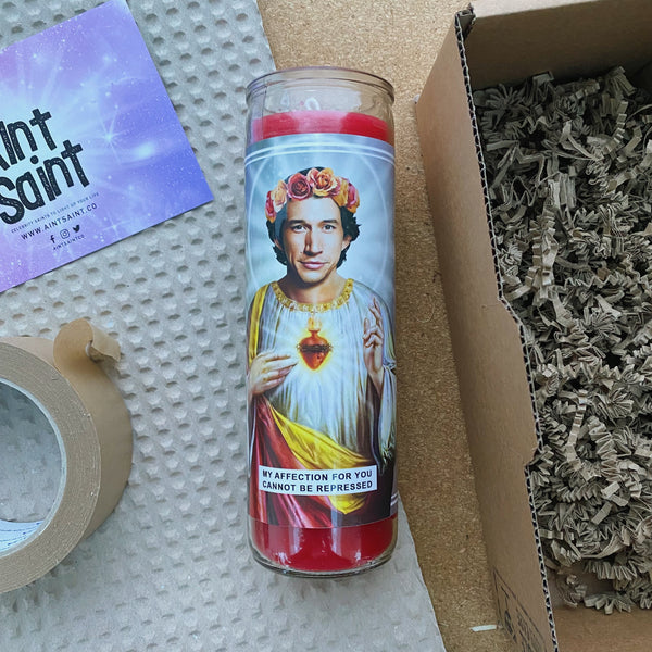 Saint Adam Driver Prayer Candle