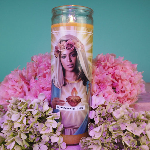 Saint Beyonce Prayer Candle