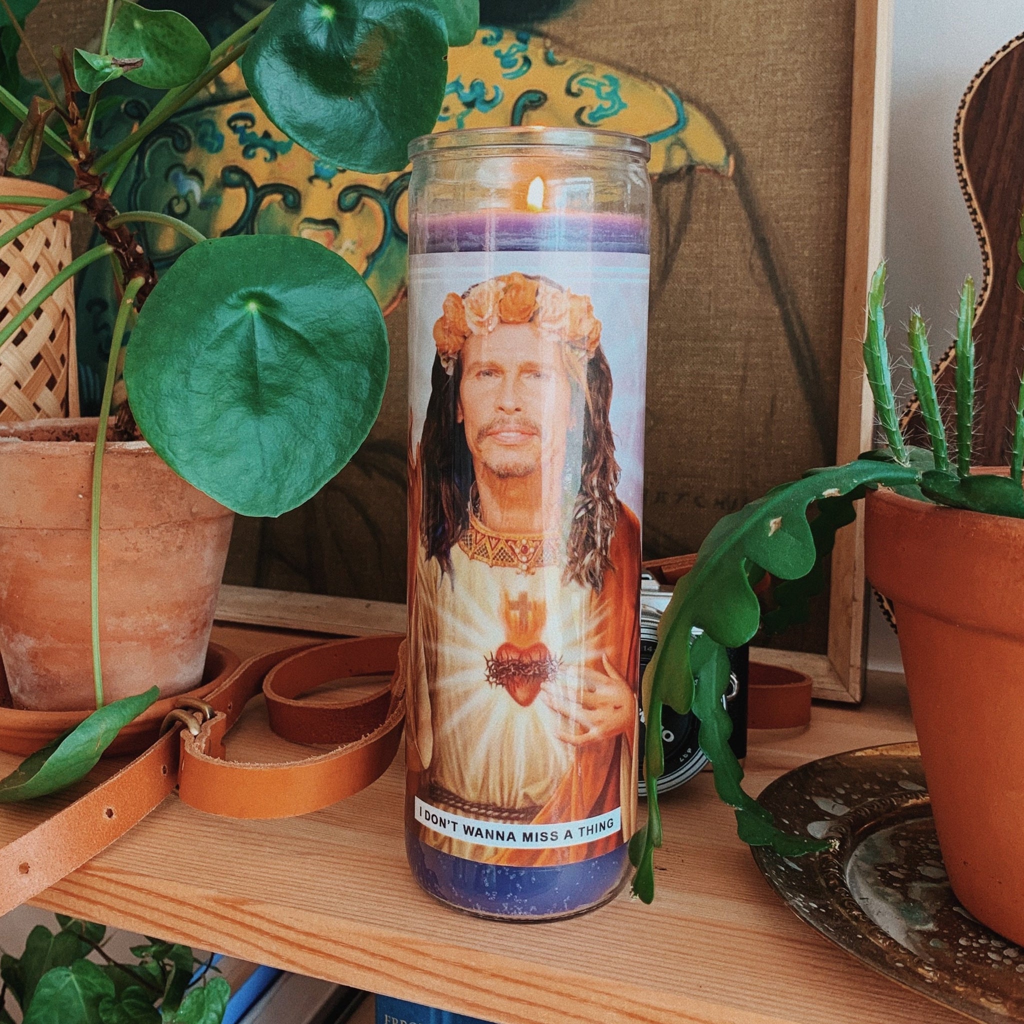 Tyler Pray Saint Steven Tyler Prayer Candle – aintsaintco