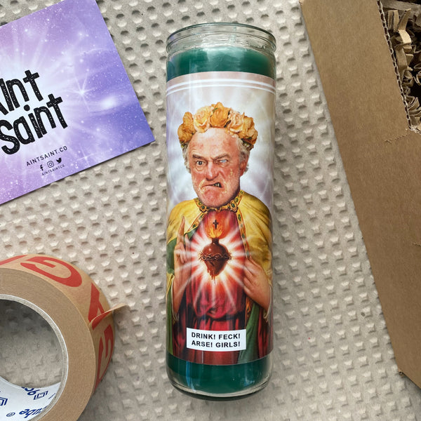 Saint Father Jack Hackett | Frank Kelly | Father Ted Prayer Candle