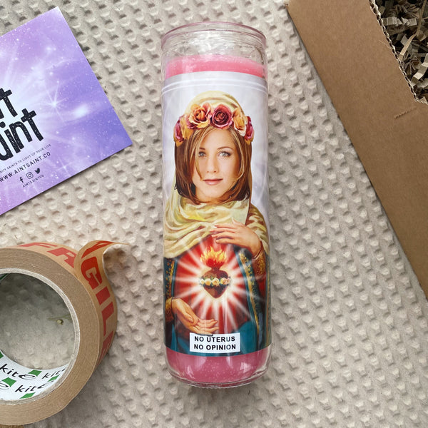 Saint Jennifer Aniston Prayer Candle