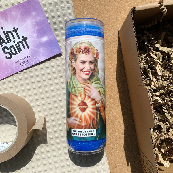 Saint Sarah Paulson Prayer Candle