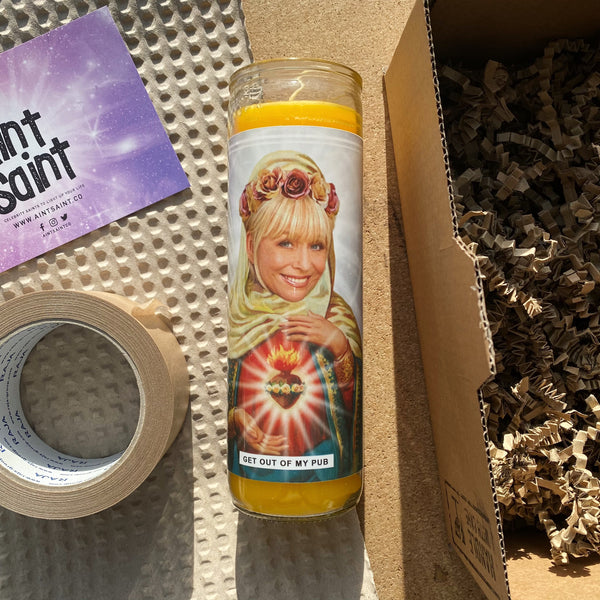 Saint Peggy Mitchell | Barbara Windsor | Eastenders Prayer Candle