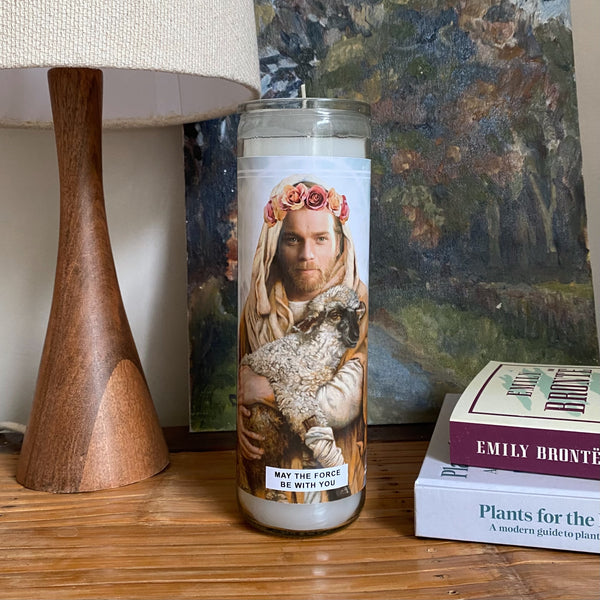 Saint Ewan McGregor Prayer Candle