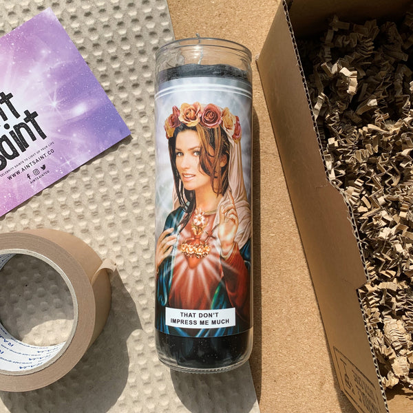 Saint Shania Twain | That Don't Impress Me Much Prayer Candle