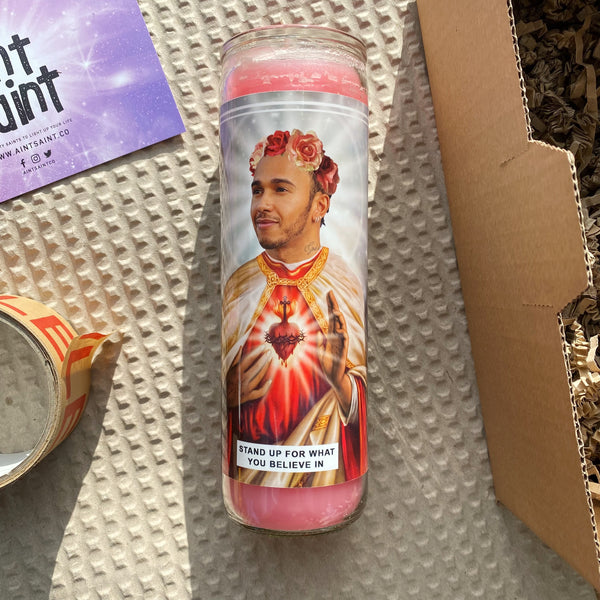 Saint Lewis Hamilton | Formula One Prayer Candle