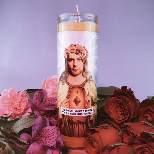 Saint Kurt Cobain Prayer Candle