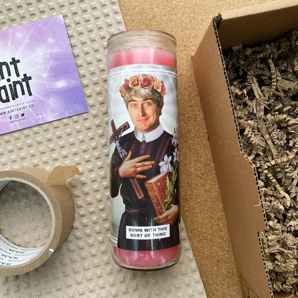 Saint Father Ted Crilly | Dermot Morgan Prayer Candle