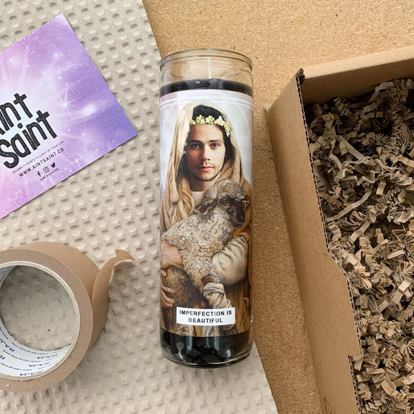 Saint Dylan O'Brien | Teen Wolf Prayer Candle