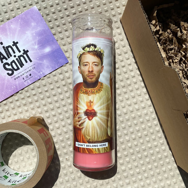 Saint Thom Yorke Prayer Candle