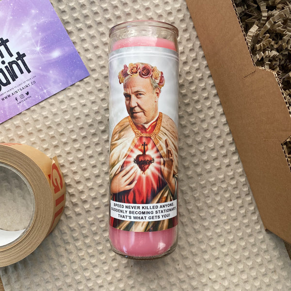 Saint Jeremy Clarkson | Top Gear | Grand Tour Prayer Candle