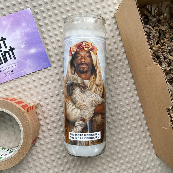 Saint Snoop Dogg Prayer Candle