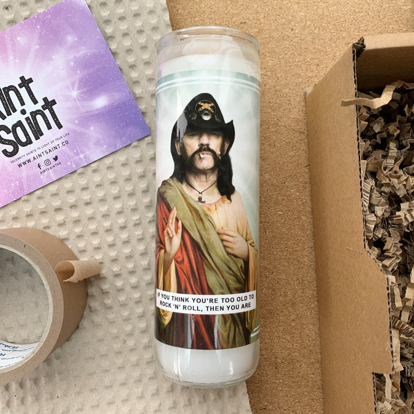 Saint Lemmy Prayer Candle