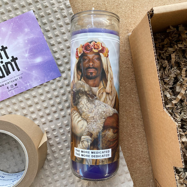 Saint Snoop Dogg Prayer Candle