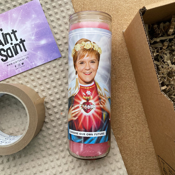 Saint Nicola Sturgeon SNP Prayer Candle