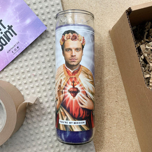 Saint Sebastian Stan Prayer Candle