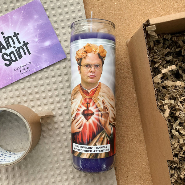 Saint Dwight Schrute | Rainn Wilson | The Office Prayer Candle