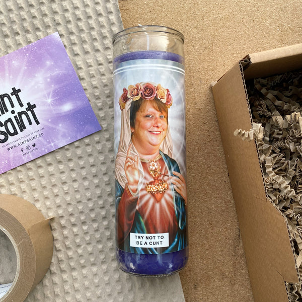Saint Kathy Burke Prayer Candle