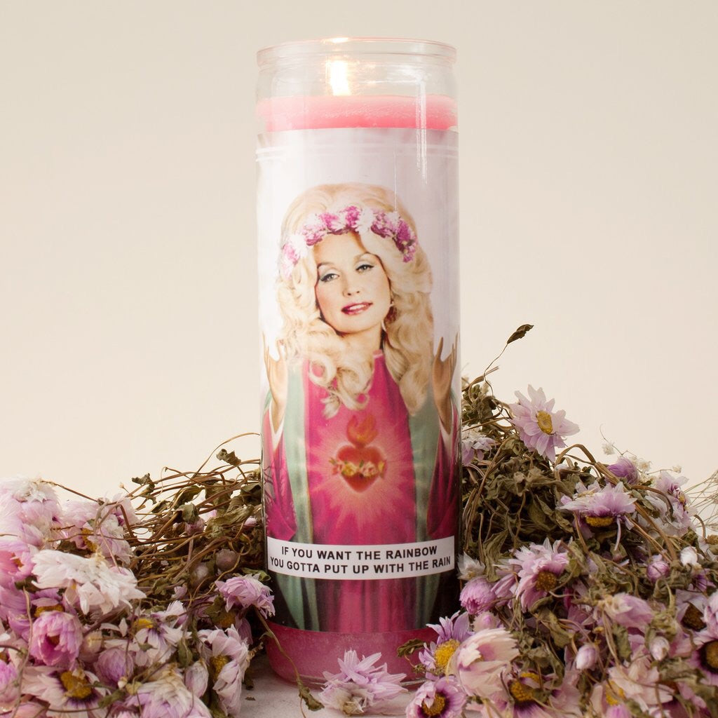 Saint Dolly Prayer Candle