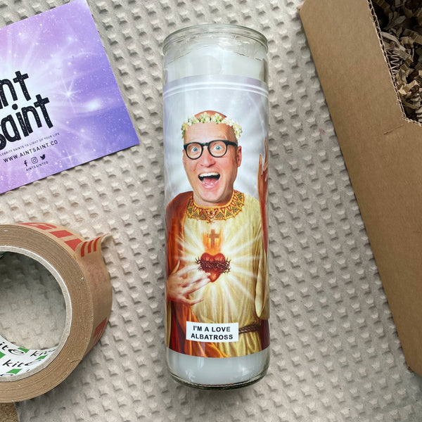 Saint Adrian 'Ade' Edmondson | Eddie | Bottom Prayer Candle