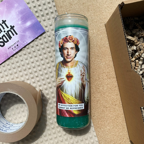 Saint Adam Driver Prayer Candle