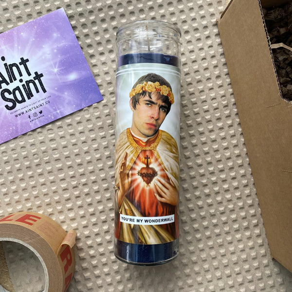 Saint Liam Gallagher Prayer Candle