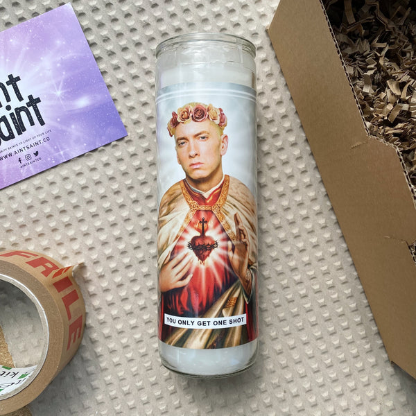 Saint Eminem | Marshall Mathers | Slim Shady Prayer Candle