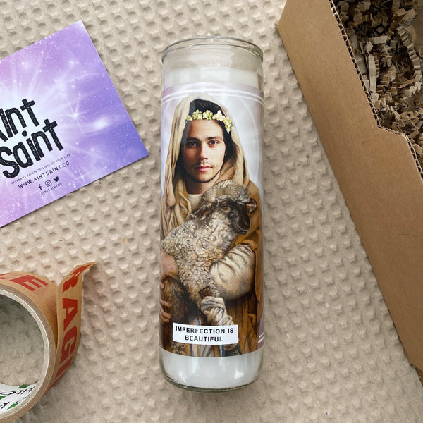 Saint Dylan O'Brien | Teen Wolf Prayer Candle